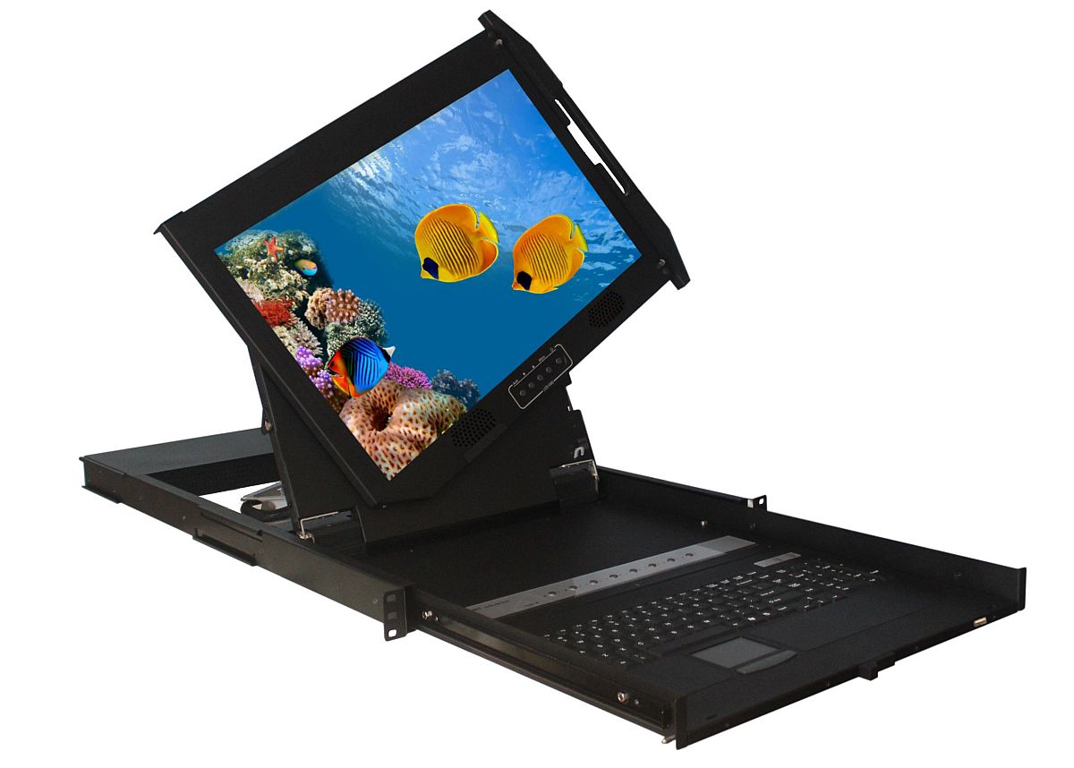 1U 21.5" Rotating Rackmount Monitor - 1080p (Part# MR-F21AR)