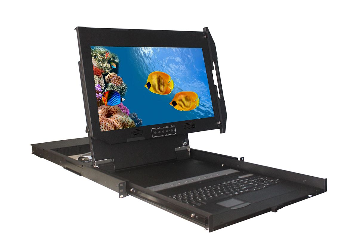 1U 21.5" Rotating Rackmount Monitor - 1920 X 1200 (Part# MR-F21AR)