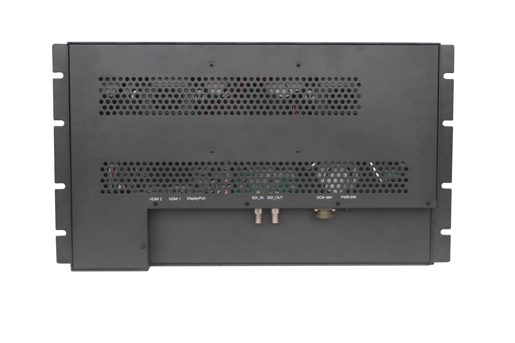 6U 17" 4K Rackmount LCD Panel - MIL-STD-810F Compliant 