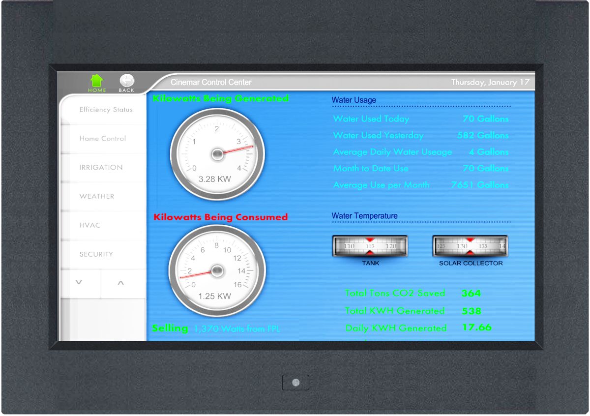 17" Rugged High Resolution, LCD Aluminum Frame - Industrial LCD Panel (Part# LCD-AP-F17)