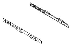 1U Relay Rack, 1 Post Mounting Brackets