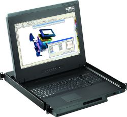 1U 17' 1920 X 1200 KVM Drawer (Part# RM-111-X17)