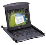 1U 17" Diamond Series Rackmount Monitor with 8 Port COMBO USB & PS/2 KVM Switch, SUN & iMAC Compatible (Part#DS-148-17-801)