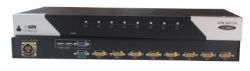 Rugged Military Grade 8 Port KVM Switch 