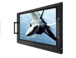 24" 4K Military Grade Rackmount and Frame Mount Rugged LCD Panel - MIL-STD-810F/G + MIL-STD-461E Compliant