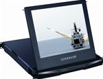 1U 19" Rackmount LCD Panel, Flip Up Rackmount Monitor Drawer - Short Depth (Part#RMD-152-19)