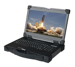 Rugged Portable Display - 17" LCD, 1920 X 1080, 1000 Nits,  USB Accessory HUBS - (Part#PD-F117A) 