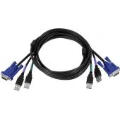 VGA USB KVM Cable 6ft - (Part# KVM-B-6A)