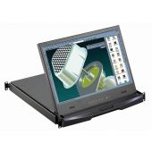 1U 19" Short Depth, Wide Screen Flip Up Rackmount Monitor Drawer (RMDW-151-19SD)