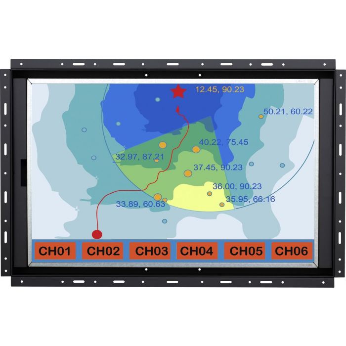 19" Wide Screen, Open Frame - Industrial LCD Panel (Part# LCD-OP-W19)