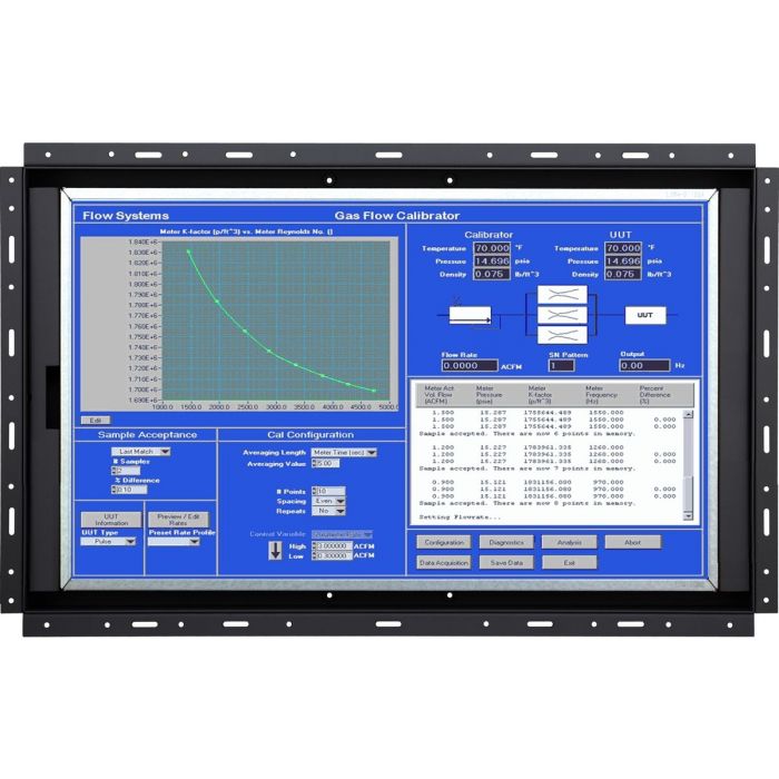 21.5" Rugged High Resolution, LCD Open Frame - Industrial LCD Panel (Part# LCD-OP-F21)