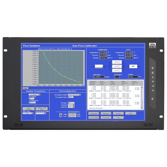 6U 17" Rackmount LCD Panel with Touchscreen
