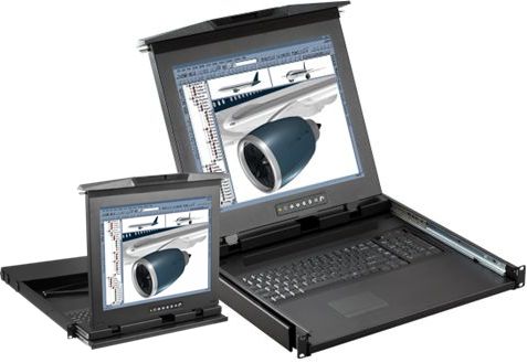 Dual Slide Rackmount Monitor 