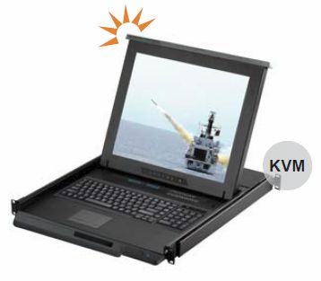 1U 19" High Brightness Console Drawer