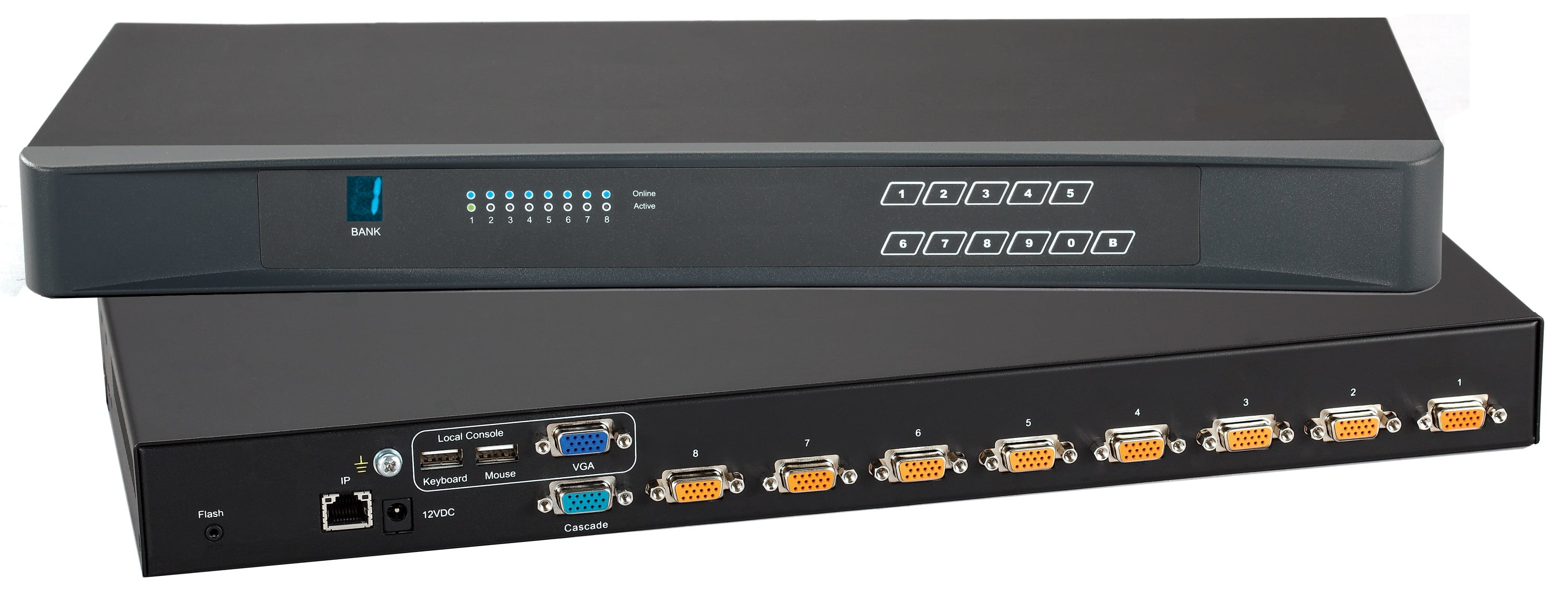 KVM over IP 8 Port KVM Switch (Part#KVM-IP8)