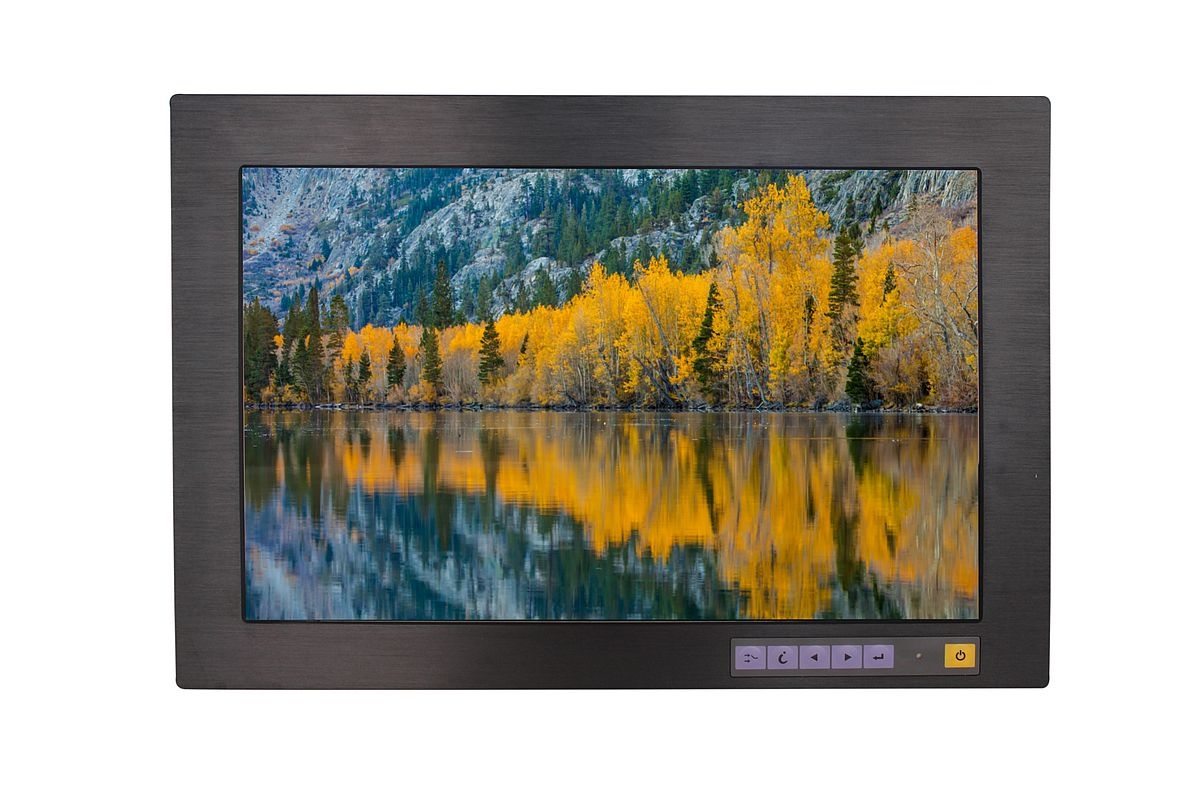 15" Rugged Industrial LCD - Aluminum Frame (Part# LCD-AP-F15A)