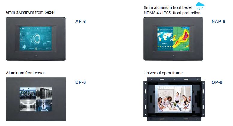 LCD-AP6 Frame Options