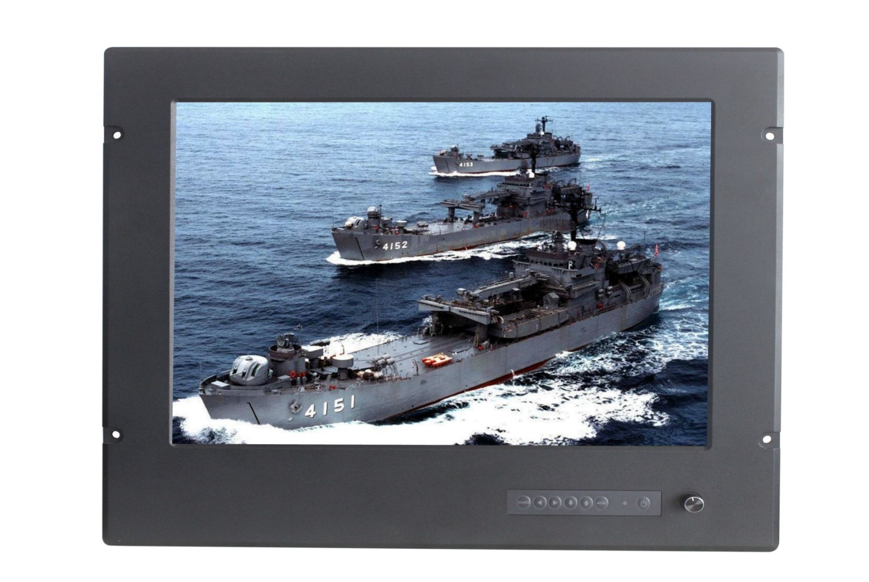21.5" Marine Bridge, LCD Panel, Ship Board Use Rugged LCD with IEC60945 certification