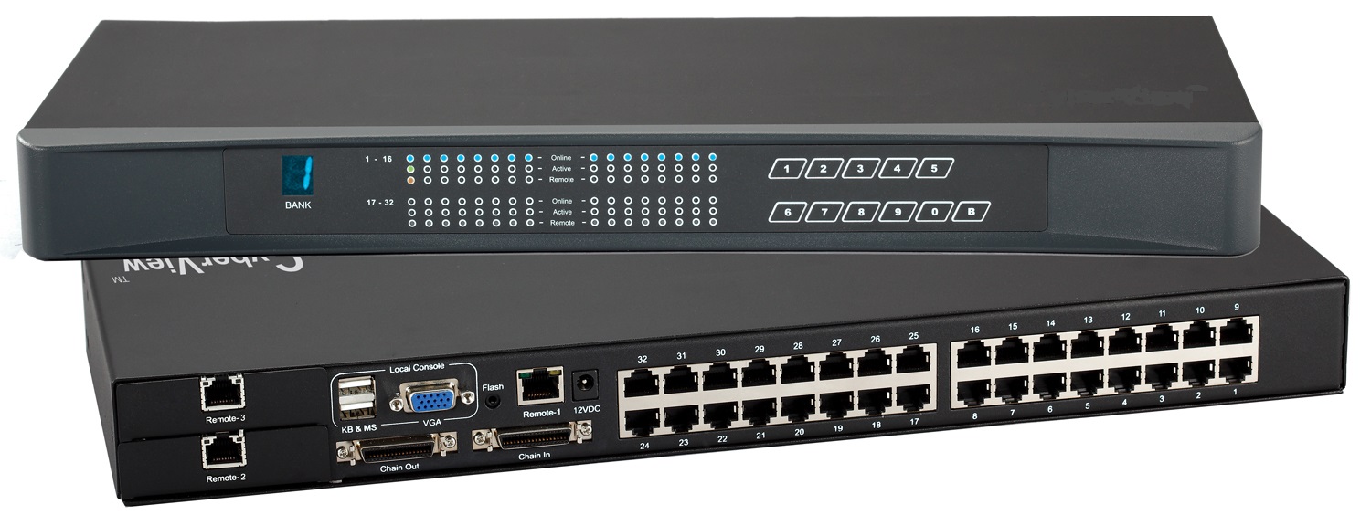 32 Port, 4 Console KVM Switch 