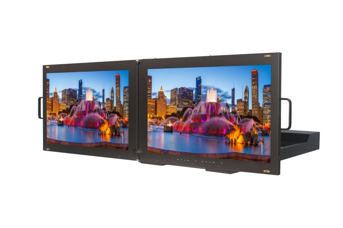2U 24" Dual LCD Drawer (Part# RMD-151-24Ax2)