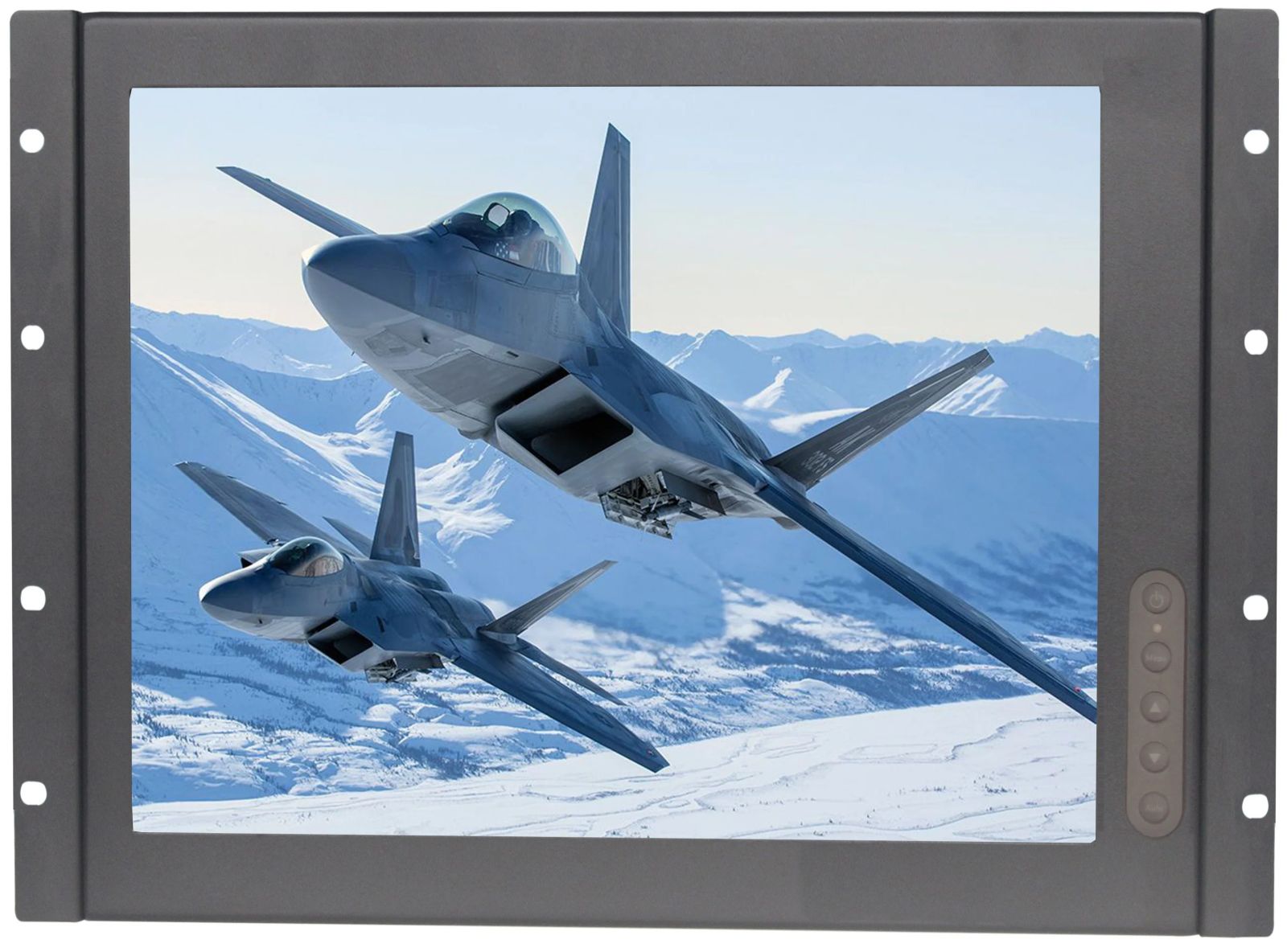 7U Military Grade Rackmount LCD Panel - 1280 X 1024