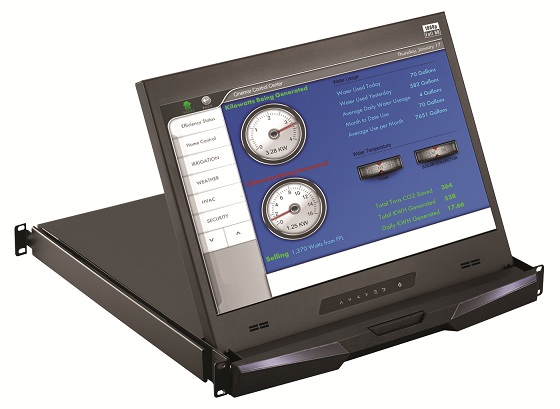 1U 17" Wide Screen 1080p High Resolution LCD Rackmount Drawer - (Part#RMD-151-F17)