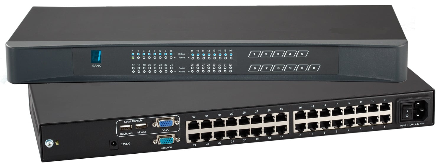 Cat5 32 Port KVM Switch (Part#Cat5-32)