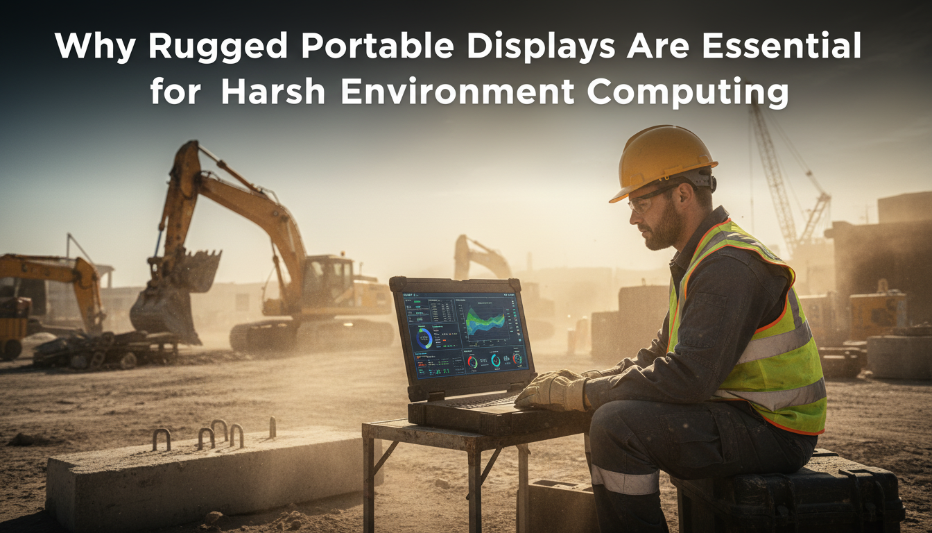 Why Rugged Portable Displays Are Essential for Harsh Environment Computing