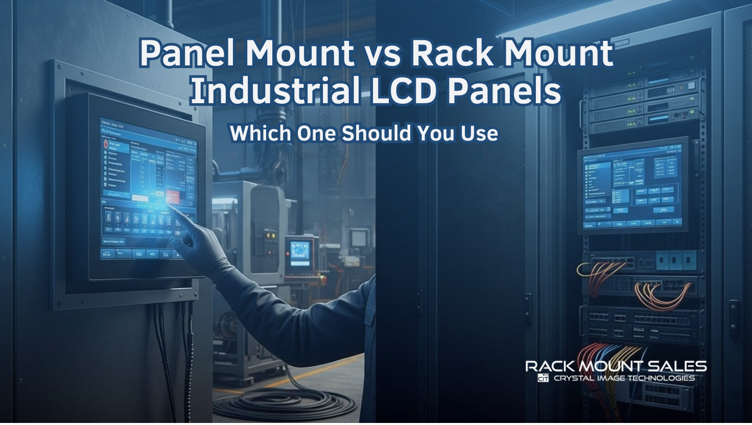 Panel Mount vs Rack Mount Industrial LCD Panels: Which One Should You Use?
