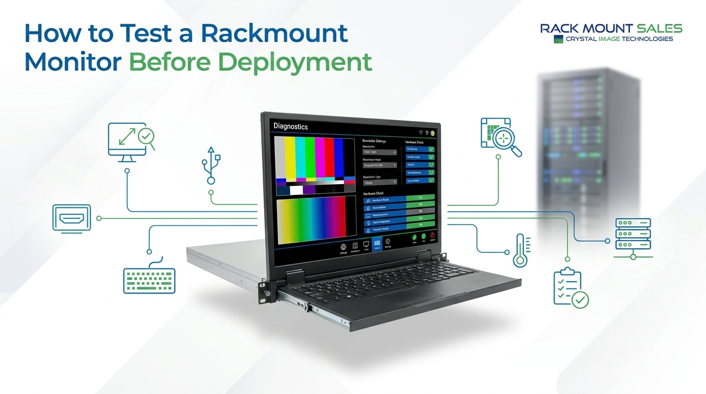 how to test a rackmount monitor 